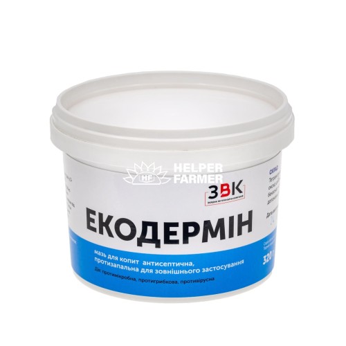 Антисептична, протизапальна мазь для копит Екодермін Антисептична, протизапальна мазь для копит Екодермін