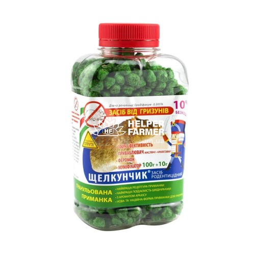 ЩЕЛКУНЧИК - родентицидное средство от грызунов, 110 г