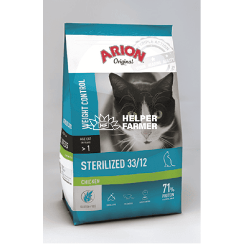 ARION original - Аріон оріджинал для стерилізованих котів з куркою, 7.5 кг ARION original - Аріон оріджинал для стерилізованих котів з куркою, 7.5 кг