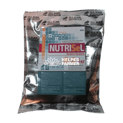 NUTRISel / НУТРІСел Нутріл Селен для тварин та птахів, 1 кг NUTRISel / НУТРІСел Нутріл Селен для тварин та птахів, 1 кг