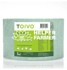 Минеральный блок ТО-ВИТ для животных, соль лизунец для коров, коз, овец. Зелёный, 5 кг