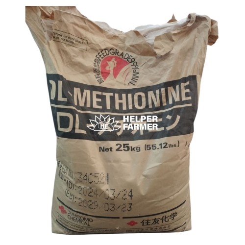 Метіонін кормовий DL-methionine, кормова добавка для тварин (Японія), 1 кг