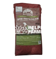 Комбікорм Калинка для перепела-несучки 6701, 25 кг