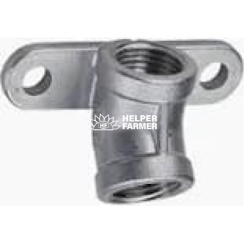 Крепление для поилок из нержавеющей стали, 1/2, угол наклона 45°