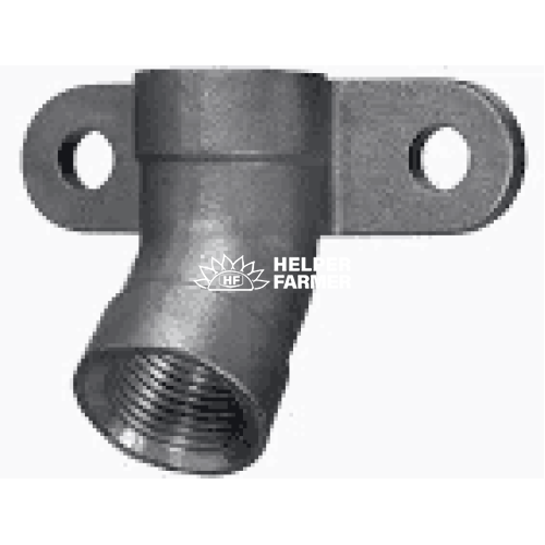 Крепление для поилок из нержавеющей стали, 1/2, угол наклона 45°