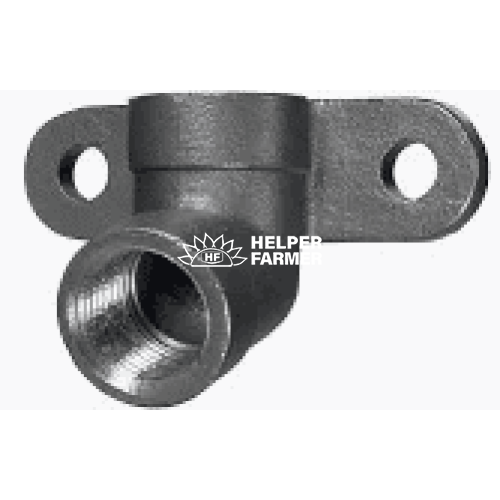 Крепление для поилок из нержавеющей стали, 1/2, угол наклона 15°