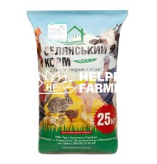 Комбікорм для курей-несучок 100% готовий комбікорм Селянський корм (7024), 25 кг