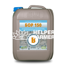 Удобрение БОР 150 (щелочной) органо-минеральное удобрение в виде коламина, обогащение азотом, 10 л