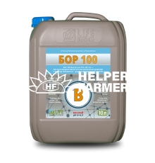 Добриво БОР 100 (кислий) органо-мінеральне добриво у формі поаборату, 10 л