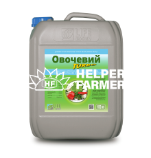 Овочевий турбо, добриво органо-мінеральне, амінохелатний комплекс, 10 л