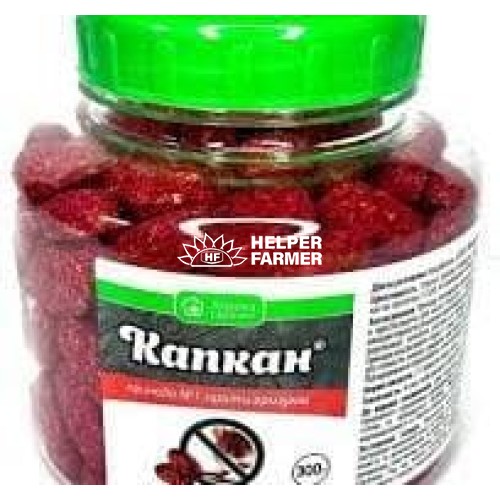 Родентицид Капкан парафиновые брикеты, 300 г