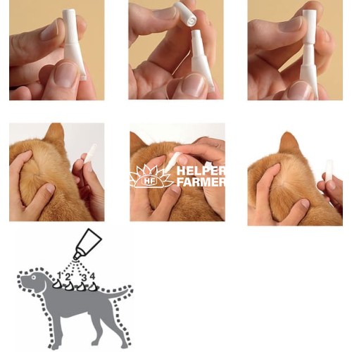 Адвокат Bayer капли от заражений эндо- и экто паразитами для кошек 4-8 кг, 1 пипетка