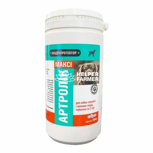 Артролик Макси (ДЛЯ ЖИВОТНЫХ) ЗооХелс 2,0 г, 100 таблеток