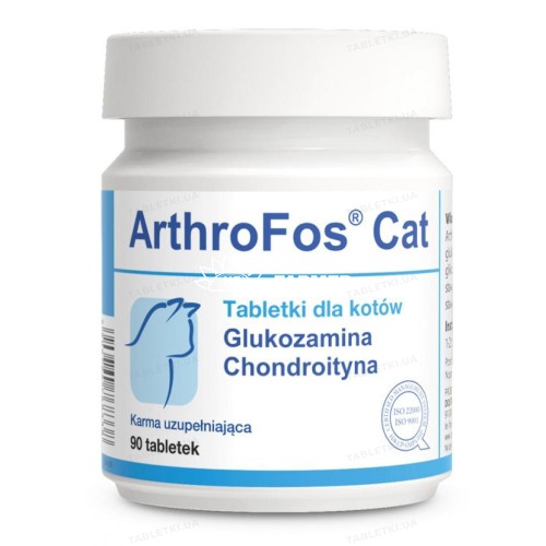 АртроФос Долфос (Dolfos ArthroFos Cat) для кошек с глюкозамином и хондроитином, 90 мини-таблеток