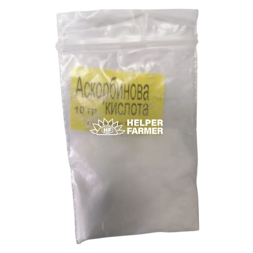 Аскорбінова кислота (ДЛЯ ТВАРИН) порошок, 10 г