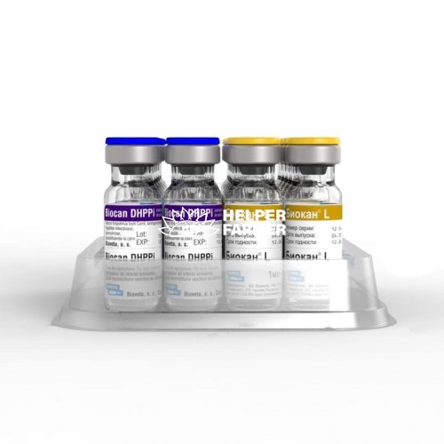 Биокана DHPPi+L вакцина для собак по 1 дозе во флаконе