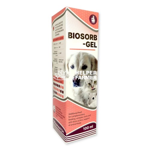 Біосорб-Гель (ДЛЯ ТВАРИН) гель, 100 мл полімерний фл. з дозатором 1 мл
