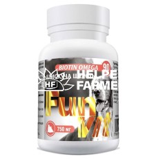 Вітаміни для собак та кішок FunVit BIOTIN OMEGA блискуча шерсть з Омега-3, 90 штук