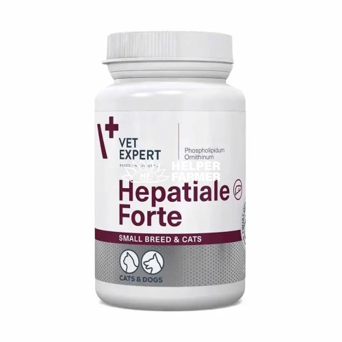 Гепатіалє форте VetExpert Hepatiale Forte для собак дрібних порід та котів, 40 капсул Гепатіалє форте VetExpert Hepatiale Forte для собак дрібних порід та котів, 40 капсул