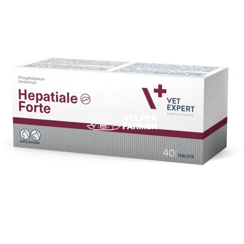 Гепатіалє форте VetExpert Hepatiale Forte для собак і кішок із захворюванням печінки, 40 таблеток Гепатіалє форте VetExpert Hepatiale Forte для собак і кішок із захворюванням печінки, 40 таблеток