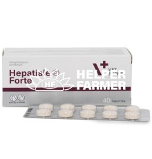 Гепатіалє форте VetExpert Hepatiale Forte для собак і кішок із захворюванням печінки, 40 таблеток