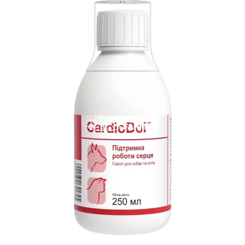 КардіоДол Dolfos CardioDol сироп для серця для собак і кішок, 250 мл КардіоДол Dolfos CardioDol сироп для серця для собак і кішок, 250 мл