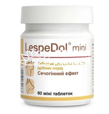 Леспедол мини Dolfos LespeDol mini для кошек и собак мелких пород с заболеваниями мочеполовой системы и почек, 60 мини таблеток