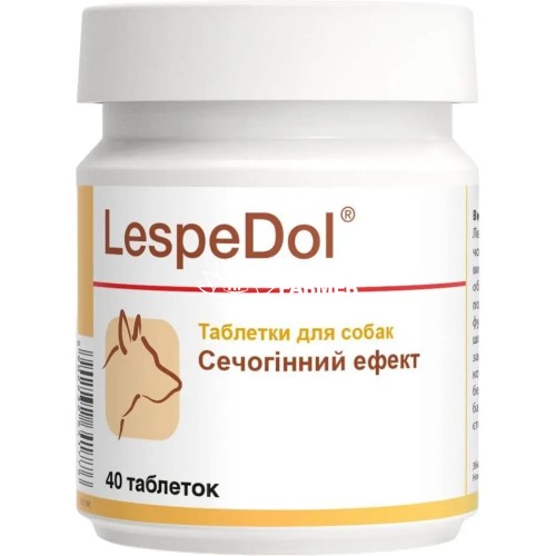 ЛеспеДол Dolfos LespeDol для собак із захворюваннями сечостатевої системи і нирок, 40 таблеток ЛеспеДол Dolfos LespeDol для собак із захворюваннями сечостатевої системи і нирок, 40 таблеток