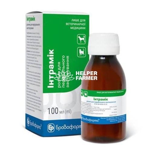 Інтрамік розчин по 100 мл у флак.