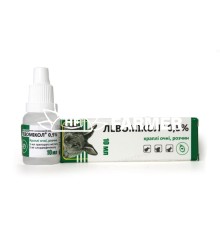 Левомікол 0,5% (ДЛЯ ТВАРИН) краплі очні, 10 мл