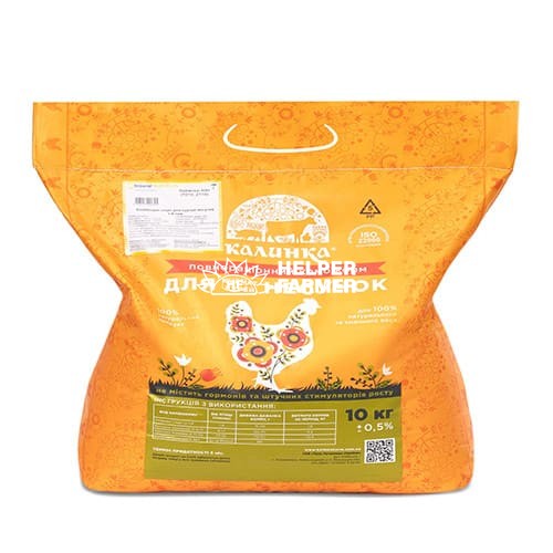 Комбікорм Калинка для молодняка курей-несучок (9-17 тижнів) 7020, 10 кг Комбікорм Калинка для молодняка курей-несучок (9-17 тижнів) 7020, 10 кг