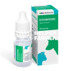 Отофлокс (ДЛЯ ТВАРИН) краплі вушні, 10 мл