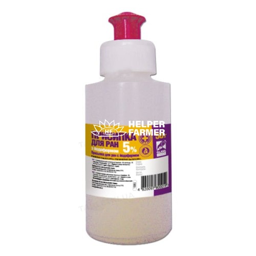 Присипка для ран (ДЛЯ ТВАРИН) з йодоформом 5%, 50 г