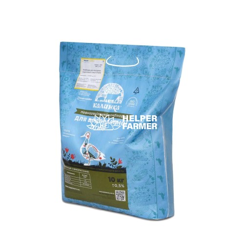 Калинка-10ВП для молодняка водоплавної птиці 21-49 днів гровер 6602, 10 кг