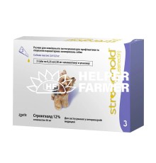 Стронгхолд 12% краплі від паразитів для собак 2,6-5 кг, 1 піпетка по 0,25 мл