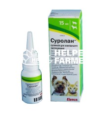 Суролан (ДЛЯ ТВАРИН) вушні краплі, 15 мл
