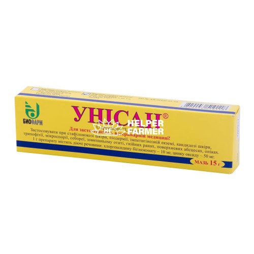 Унисан (ДЛЯ ЖИВОТНЫХ) мазь, 15 г Унисан (ДЛЯ ЖИВОТНЫХ) мазь, 15 г