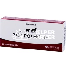 Тіопротектін 0,1г(ДЛЯ ТВАРИН) кардіостимулятор, 20 таблеток