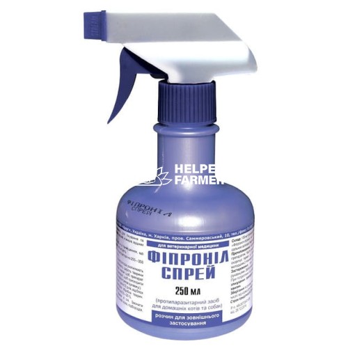 Фіпроніл-спрей для собак і котів, 250 мл