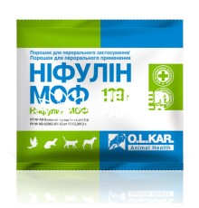 Нифулин МОФ (ДЛЯ ЖИВОТНЫХ) порошок для непродуктивных животных, 100 г