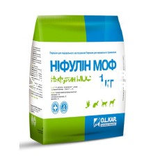 Нифулин МОФ (ДЛЯ ЖИВОТНЫХ) порошок для непродуктивных животных, 1 кг