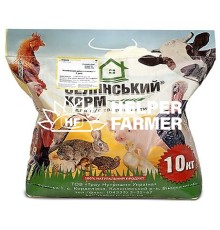Комбикорм Селянський корм для сельскохозяйственной птицы с 1-го дня 100% готовый корм (6624), 10 кг