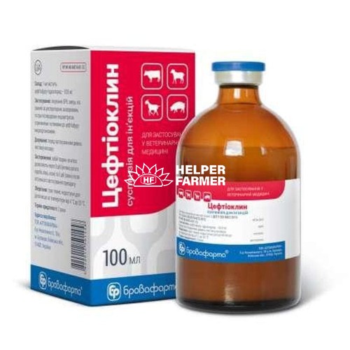 Цефтиоклин (ДЛЯ ЖИВОТНЫХ) суспензия для инъекций, 100 мл
