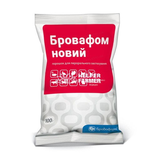 Бровафом новий (ДЛЯ ТВАРИН) порошок, 100 г пакет Бровафом новий (ДЛЯ ТВАРИН) порошок, 100 г пакет