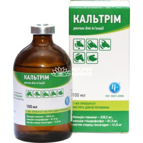 Кальтрим (ДЛЯ ЖИВОТНЫХ) раствор для инъекций, 100 мл Кальтрим (ДЛЯ ЖИВОТНЫХ) раствор для инъекций, 100 мл