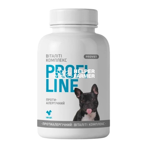 Виталити Комплекс ProVET Profiline противоаллергический для собак, 100 таблеток