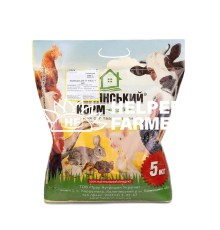 Комбикорм Селянський корм для сельскохозяйственной птицы с 1 дня (6624) 100% готовый корм, 5 кг