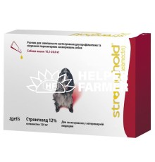 Стронгхолд 12% краплі від паразитів для собак 10,1-20 кг, 1 піпетка по 1 мл