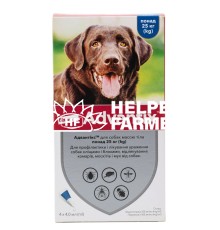 Адвантікс Bayer краплі від заражень екто паразитами для собак 25-40 кг, 4 піпетки
