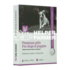 Милтернит Антигельминтные таблетки для собак и щенков, 5 таблеток